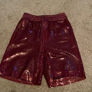 Sequin shorts